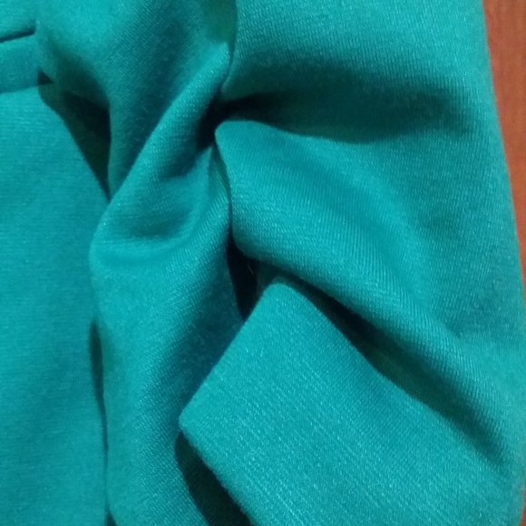 Turquoise Open Blazer Jacket - Picture 3 of 7